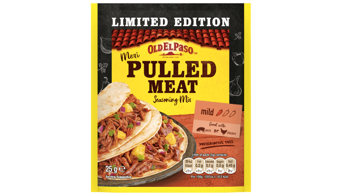 Limited Edition Mexi Pulled Meat Seasoning Mix Hero